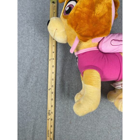 2017 Nickelodeon Paw Patrol Skye Plush 17" Stuffed Big Head Animal Cuddle Pillow - Picture 5 of 6